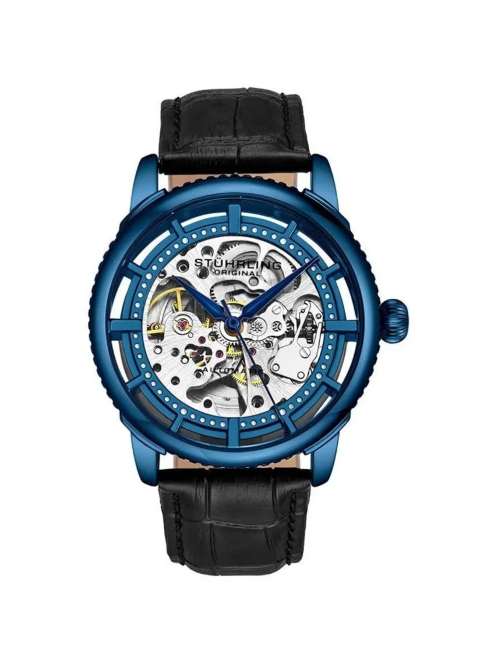 NWT Stuhrling Original Legacy Automatic Blue Dial Men's Watch